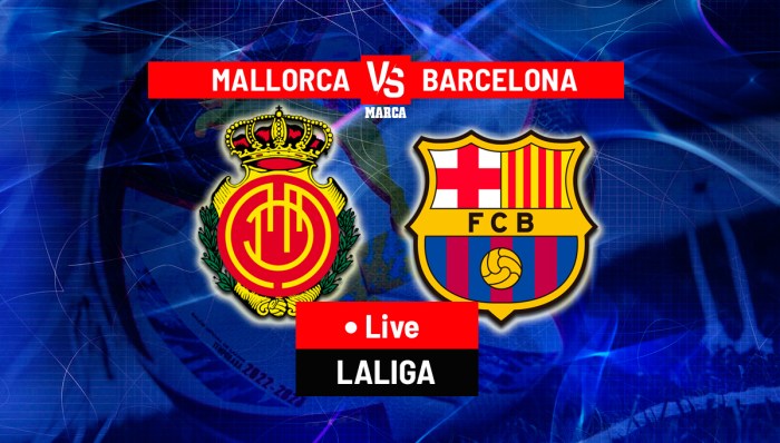 Sorotan pertandingan Mallorca vs Barcelona dan jalannya pertandingan